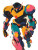 Graffiti Warrior Vinyl Car Decal Sticker – Waterproof & UV-Resistant 4.1066666666666665"