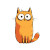 Cartoon Cat Vinyl Car Decal Sticker – Waterproof & UV-Resistant 6.826666666666667"
