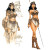 Amazonian Warrior Queen Vinyl Car Decal Sticker – Waterproof & UV-Resistant 3.4133333333333336"