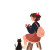 Whimsical Witch Girl Vinyl Car Decal Sticker – Waterproof & UV-Resistant 3.4133333333333336"