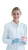 Smiling Dentist Portrait V4 Vinyl Car Decal Sticker – Waterproof & UV-Resistant 9.706666666666667"