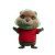 Cuddly Beaver Character Vinyl Car Decal Sticker – Waterproof & UV-Resistant 6.826666666666667"
