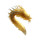 Golden Dragon Ascending Vinyl Car Decal Sticker – Waterproof & UV-Resistant 8.0"