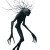 Creepy Humanoid Creature V2 Vinyl Car Decal Sticker – Waterproof & UV-Resistant 3.4133333333333336"
