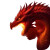 Fire Dragon Icon Vinyl Car Decal Sticker – Waterproof & UV-Resistant 3.4133333333333336"