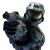 Master Chief Aiming Vinyl Car Decal Sticker – Waterproof & UV-Resistant 3.4133333333333336"