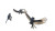 Winged Apes Chase Vinyl Car Decal Sticker – Waterproof & UV-Resistant 5.4