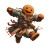 Gingerbread Mage Vinyl Car Decal Sticker – Waterproof & UV-Resistant 3.4133333333333336"
