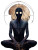 Cosmic Meditator V3 Vinyl Car Decal Sticker – Waterproof & UV-Resistant 8.213333333333333"