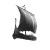 Viking Boat V2 Vinyl Car Decal Sticker – Waterproof & UV-Resistant 3.4133333333333336"