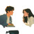 Korean College Duo Vinyl Car Decal Sticker – Waterproof & UV-Resistant 3.4133333333333336"