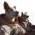 Space Dogs V2 Vinyl Car Decal Sticker – Waterproof & UV-Resistant 3.4133333333333336"