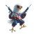 Patriotic Eagle V17 Vinyl Car Decal Sticker – Waterproof & UV-Resistant 3.4133333333333336"