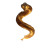 Golden Serpent Ascending Vinyl Car Decal Sticker – Waterproof & UV-Resistant 6.826666666666667"