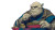 Cosmic Time Ogre Vinyl Car Decal Sticker – Waterproof & UV-Resistant 2.72"