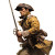 Minutemen Soldier Vinyl Car Decal Sticker – Waterproof & UV-Resistant 3.4133333333333336"