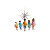 Children With Compass Vinyl Car Decal Sticker – Waterproof & UV-Resistant 3.4133333333333336"