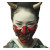 Geisha Oni Mask V2 Vinyl Car Decal Sticker – Waterproof & UV-Resistant 3.4133333333333336"