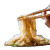 Eating Japanese Noodles Vinyl Car Decal Sticker – Waterproof & UV-Resistant 3.4133333333333336"