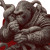 Gorilla Vs Snake Vinyl Car Decal Sticker – Waterproof & UV-Resistant 3.4133333333333336"