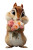 Cute Chipmunk Bouquet Vinyl Car Decal Sticker – Waterproof & UV-Resistant 4.4