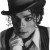 Michael Jackson Chaplin Vinyl Car Decal Sticker – Waterproof & UV-Resistant 3.4133333333333336"