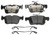 Enhanced Hybrid Technology Brake Pads | Fit 2016-2021 Civic, RDX | Quiet Operation, Premium Shims