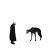 Strange Creature Duo Vinyl Car Decal Sticker – Waterproof & UV-Resistant 3.4133333333333336"