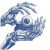 Skeleton Hand Eye Vinyl Car Decal Sticker – Waterproof & UV-Resistant 3.4133333333333336"
