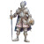 Medieval Silver Knight V2 Vinyl Car Decal Sticker – Waterproof & UV-Resistant 3.4133333333333336"