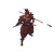 Flaming Warrior V4 Vinyl Car Decal Sticker – Waterproof & UV-Resistant 3.4133333333333336"