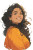 Joyful Teen Portrait V3 Vinyl Car Decal Sticker – Waterproof & UV-Resistant 8.96"