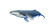 Giant Swimming Whale Vinyl Car Decal Sticker – Waterproof & UV-Resistant 5.4