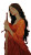 Melancholic Swordswoman Vinyl Car Decal Sticker – Waterproof & UV-Resistant 9.706666666666667"