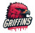 Griffins Mascot Vinyl Car Decal Sticker – Waterproof & UV-Resistant 3.4133333333333336"
