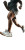 Dynamic Athletic Runner Vinyl Car Decal Sticker – Waterproof & UV-Resistant 5.12"