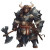 Minotaur Knight V3 Vinyl Car Decal Sticker – Waterproof & UV-Resistant 6.826666666666667"