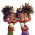 Joyful Toddlers Licking Ice Cream Vinyl Car Decal Sticker – Waterproof & UV-Resistant 3.4133333333333336"
