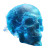 Glowing Cyber Skull V2 Vinyl Car Decal Sticker – Waterproof & UV-Resistant 3.4133333333333336"