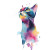 Cute Abstract Cat V6 Vinyl Car Decal Sticker – Waterproof & UV-Resistant 3.4133333333333336"