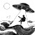 Alien Abduction Guitar Vinyl Car Decal Sticker – Waterproof & UV-Resistant 6.826666666666667"