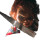 Chucky Doll Texture Vinyl Car Decal Sticker – Waterproof & UV-Resistant 3.4133333333333336"