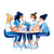 Animated Sports Discussion Vinyl Car Decal Sticker – Waterproof & UV-Resistant 3.4133333333333336"