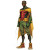 African American Robin Vinyl Car Decal Sticker – Waterproof & UV-Resistant 3.4133333333333336"