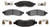 Raybestos Brakes Brake Pad MGD1015CH R-Line; OE Replacement; Ceramic