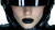 Androgynous Futuristic Portrait V2 Vinyl Car Decal Sticker – Waterproof & UV-Resistant 2.72"