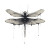 Dragonfly Tattoo Vinyl Car Decal Sticker – Waterproof & UV-Resistant 3.4133333333333336"