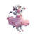 Dancing Anime Cow V2 Vinyl Car Decal Sticker – Waterproof & UV-Resistant 3.4133333333333336"