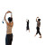 Japanese Dancers Practicing Vinyl Car Decal Sticker – Waterproof & UV-Resistant 3.4133333333333336"