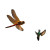 Dragonfly And Hummingbird Vinyl Car Decal Sticker – Waterproof & UV-Resistant 3.4133333333333336"